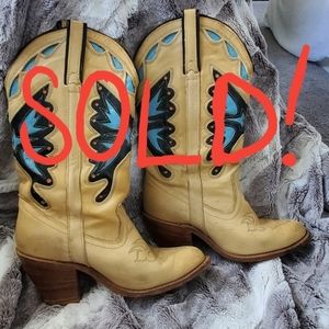 Miss Capezio Butterfly Cowboy Boots Britney Spears